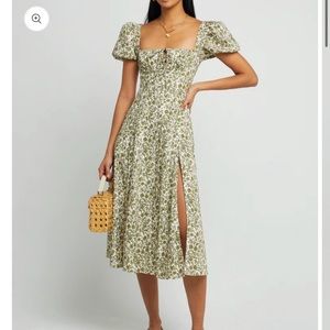 Kourt cotton peasant dress